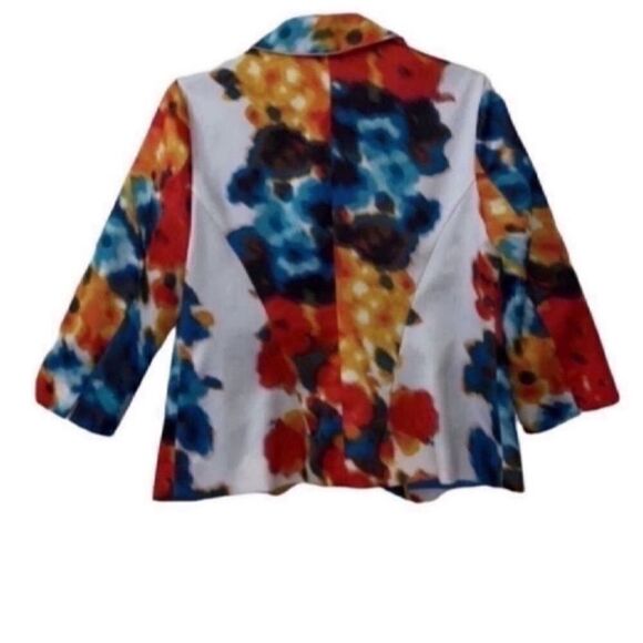 New Directions Floral Print Blazer (Size Small) - Picture 2 of 5